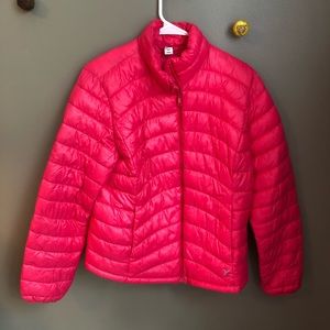 Old navy bright pink puffer coat
